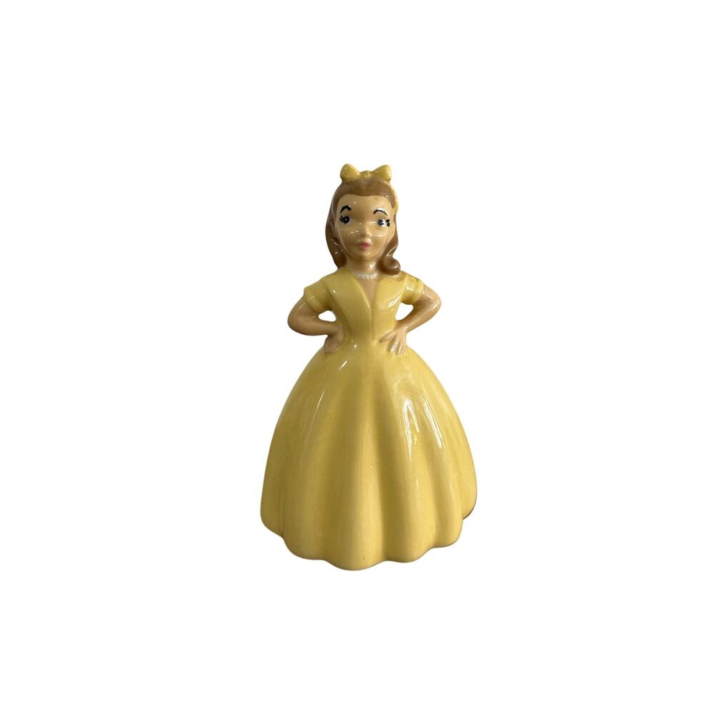 Vintage Holland Mold Girl in Yellow Dress